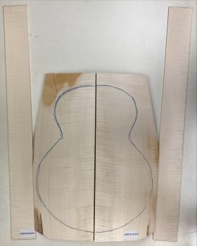 Back & Sides Sycamore / Europ. Maple, Archtop Unique Piece #023